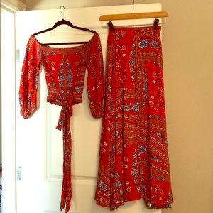 Jaase Off the Shoulder Two Piece Set